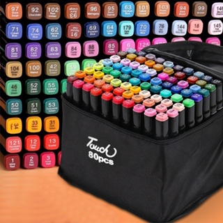 Conjunto De Marcadores De Ponta Dupla Para Desenho De anime / MKB em Oferta na Shopee