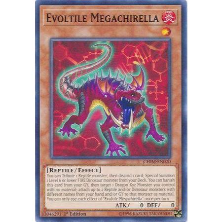 YUGIOH CARDS Un - EVOTIL MEGACHIRELLA 1ª EDIÇÃO CHIM - PT020