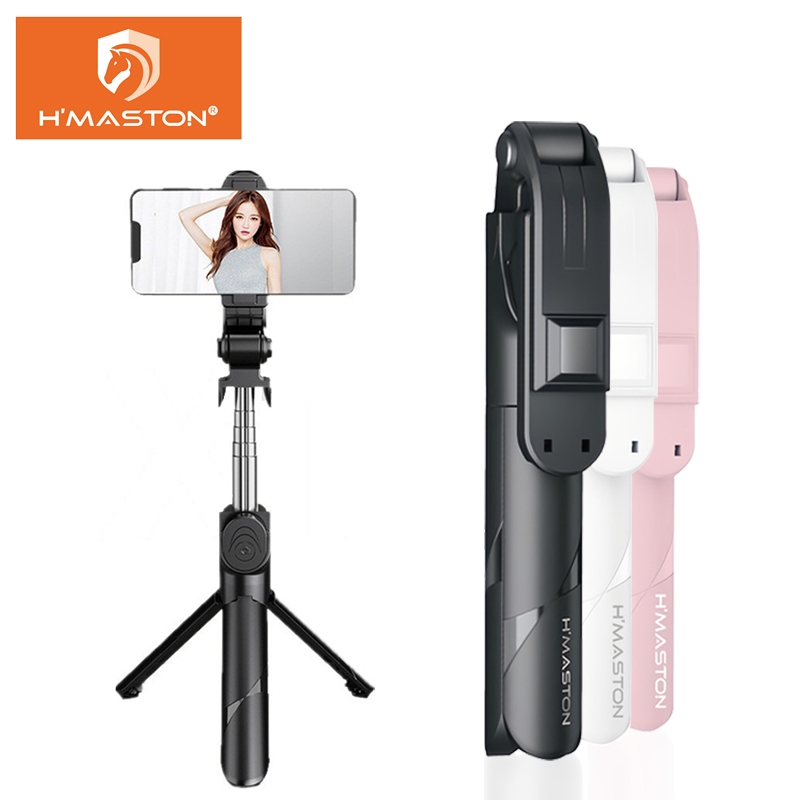 Electro Nest Bastão Pau de Selfie Controle Bluetooth Tripé Retrátil ZP-004