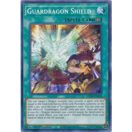 YUGIOH CARDS Un - ASCUDO DO DRAGÃO - GUARDA 1ª EDIÇÃO MP20 - PT028
