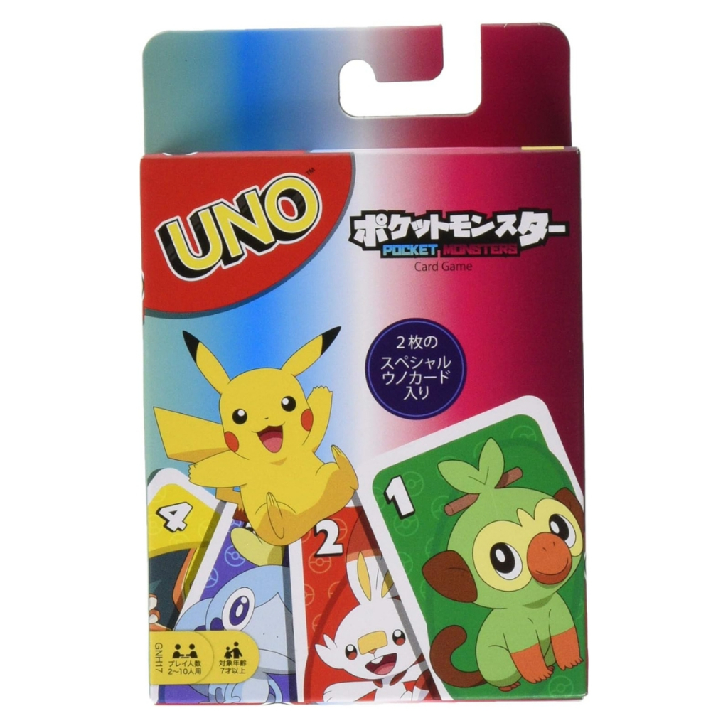 UNO Pokémon Card Game Pikachu Anime Deck – Family Party Game – Direct from Japan