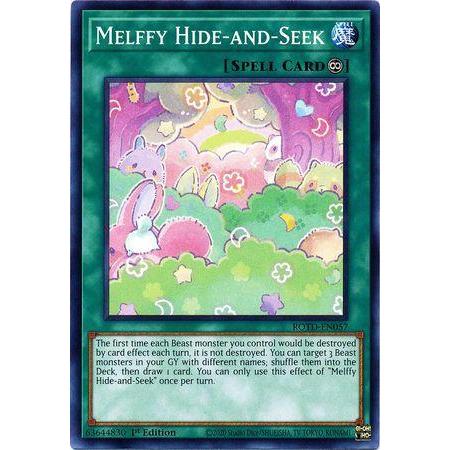 YUGIOH CARDS Un - ESCONDE-ESCONDE MELFFY 1ª EDIÇÃO ROTD - PT057