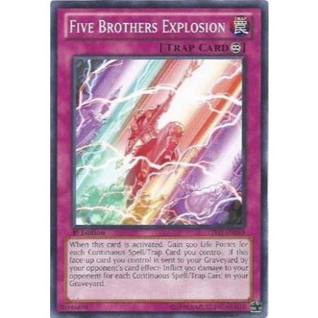 YUGIOH CARDS Un - EXPLOSÃO DOS CINCO IRMÃOS 1ª EDIÇÃO LTGY - PT089