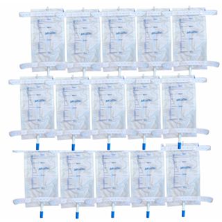 Kit 15 Bolsas Coletora De Urina Perna 750ml Estéril Movel Advantive em Oferta na Shopee