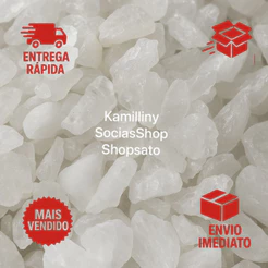 Pacotes De Pedrinhas Brancas de Quartzo 950g Natural para Decoração, Aquários e Paisagismo