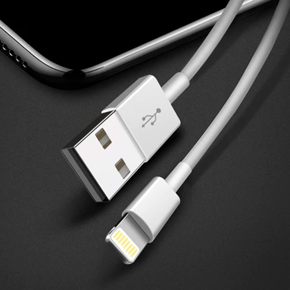 Cabo Lightning 2 Metros 1000mAh Super Resistente Alta Velocidade Turbo Seguro iPhone iPad AirPods