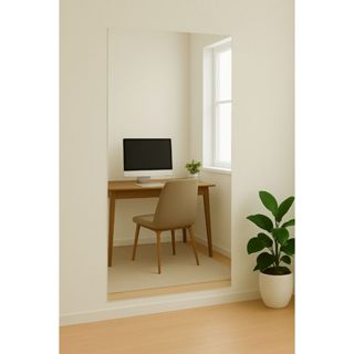 Espelho 110x70 Grande para Maquiagem Penteadeira Quarto/Sala/Banheiro/ Escrivaninha Fixação Parede em Oferta na Shopee