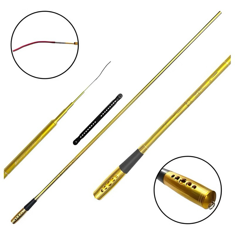vara telescópica carbono ultra leve cmik dourada 5.40 em Oferta na Shopee