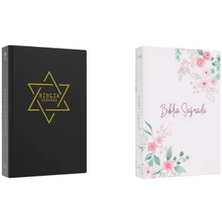 Kit Bíblia Sagrada BKJ | Estrela de Davi + Bíblia Sagrada NVI | Jardim da Fé