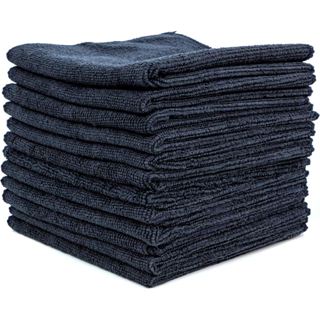 KIT 10 Panos Multiuso Mágico - PRETOS - Microfibra Premium - 35 cm x 35cm - Limpeza Sem Risco - Cozinha - Salão de Bele em Oferta na Shopee