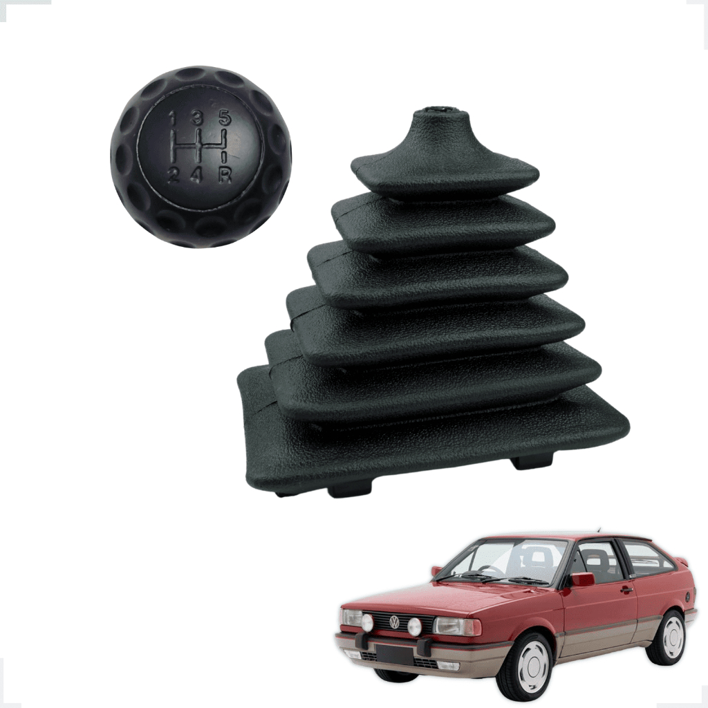 Manopla Com Coifa Câmbio Gol Gts/gti Quadrado 1987 Ate 1994