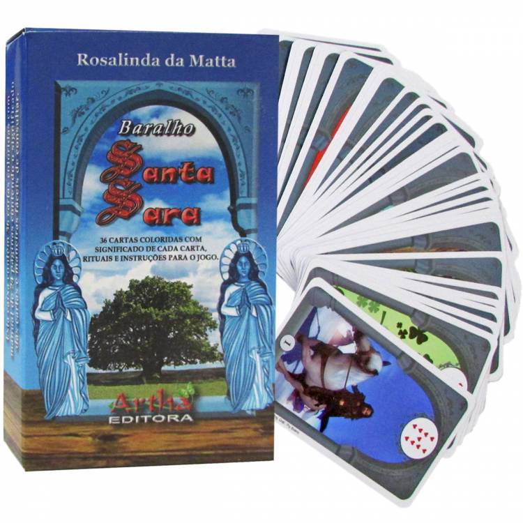 Baralho de cartas Cigano Santa Sara Kali - Tarot Oráculo