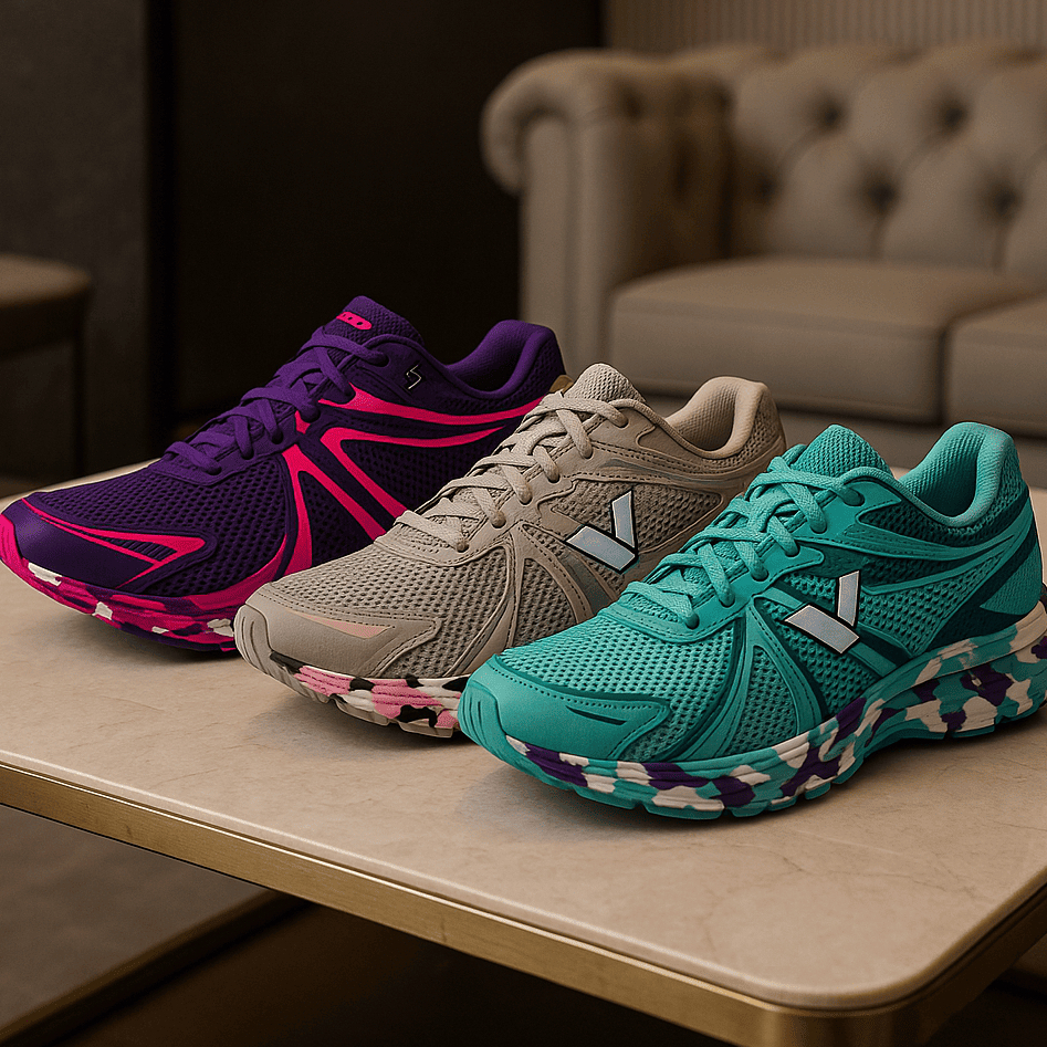 Kit 3 Pares Tenis Feminino Casual Basico Dia a dia Confortável Leve Macio