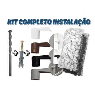 20 Trava tramela tela mosqueteira com parafuso bucha e 1 broca KIT COMPLETO em Oferta na Shopee