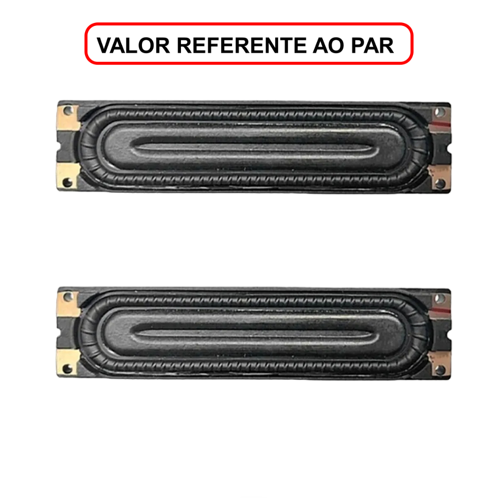 Par de Alto Falantes - 6R x 10W (85x18mm) CH-8518 - UN40F5200AG / Un32f4300 / UN40F5500 / UN46F6400