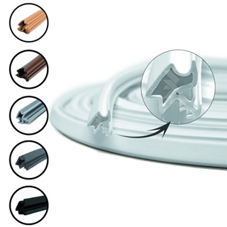 Borracha Amortecedora Veda Frestas 5,5m Para 1 Porta de Madeira - Tipo Encaixe Frontal - Belledoor em Oferta na Shopee