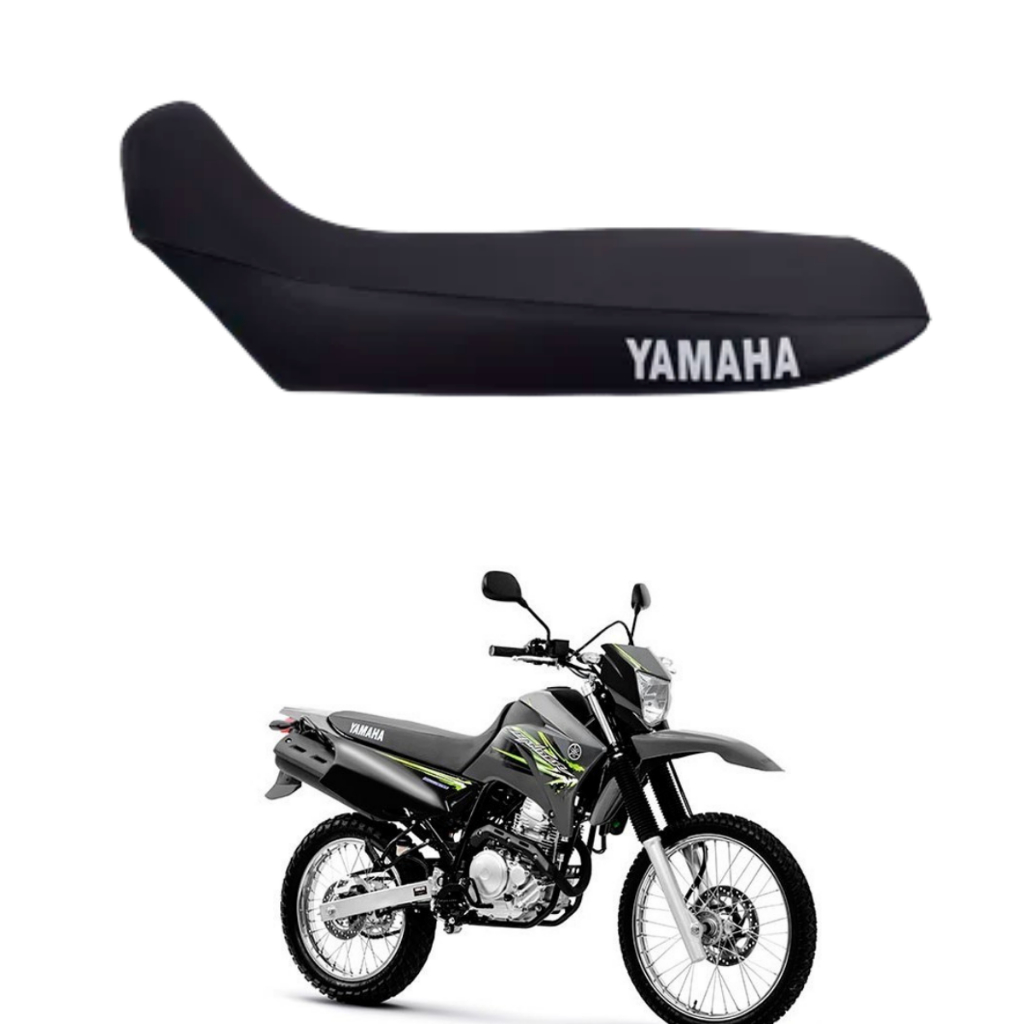 Capa para Banco XTZ LANDER 250 PRETA 2007 Á 2017 Mod. Original Preta/ Preta