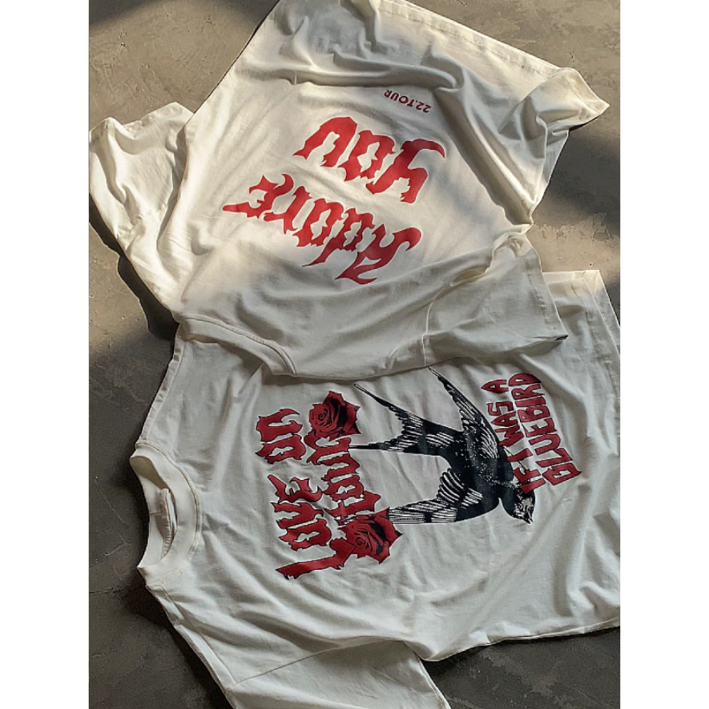 Camiseta Off White Adore You Love On Tour Harry Styles Camisa Unissex Confortável Festival Exclusiva Amálias Concept