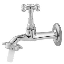 Torneira Para Tanque e Jardim de 1/2 Com Bico 3/4 1130 c 33 Metal Cromada