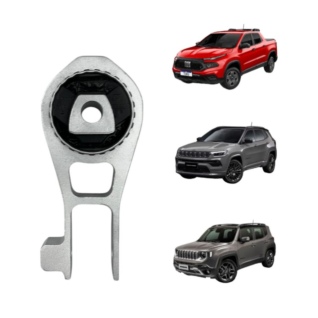 Coxim Calço Do Câmbio Jeep Compass Renegade Fiat Toro