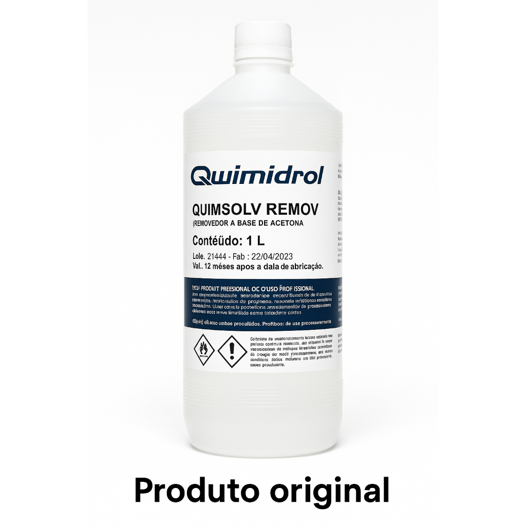 6 Unidades Removedor de esmalte 1 litro Original