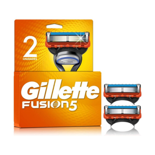 Carga para Aparelho de Barbear Gillette Fusion 5 com 2 Unidades em Oferta na Shopee
