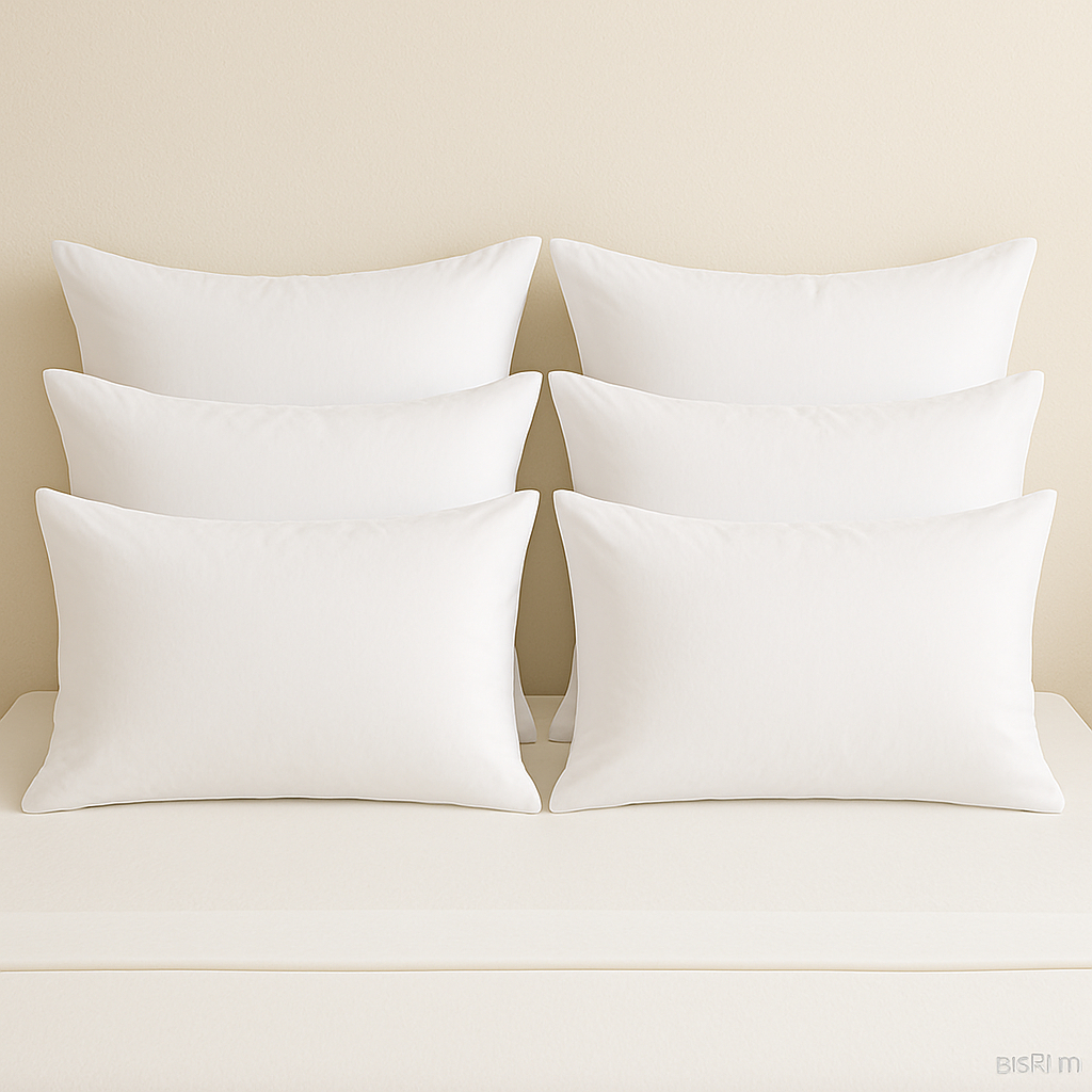Jogo com 6 Fronhas 70x50 | Cama Posta Elegante| Decore e Renove Seu Quarto