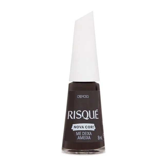 Esmalte Risque Escuro Avermelhado Me Deixa Ameixa 8ml Kit com 6 Unidades