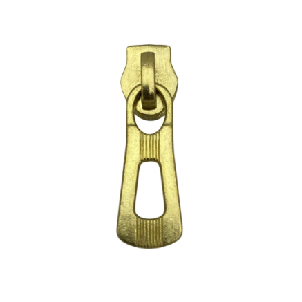 Cursor para Ziper nº5 Listrado Dourado Envelhecido - 50 unidades