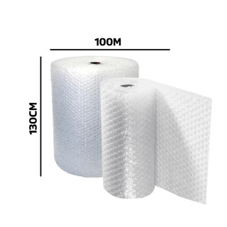 Plástico Bolha 130x100cm - 0,12mm (micras) - 100 metros de plástico bolha grande - fácil aplicação