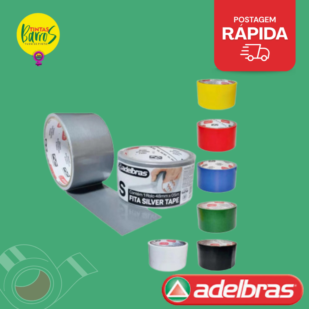 FITA SILVER TAPE MULTI-USO ORIGINAL 48MMX5M ADELBRAS