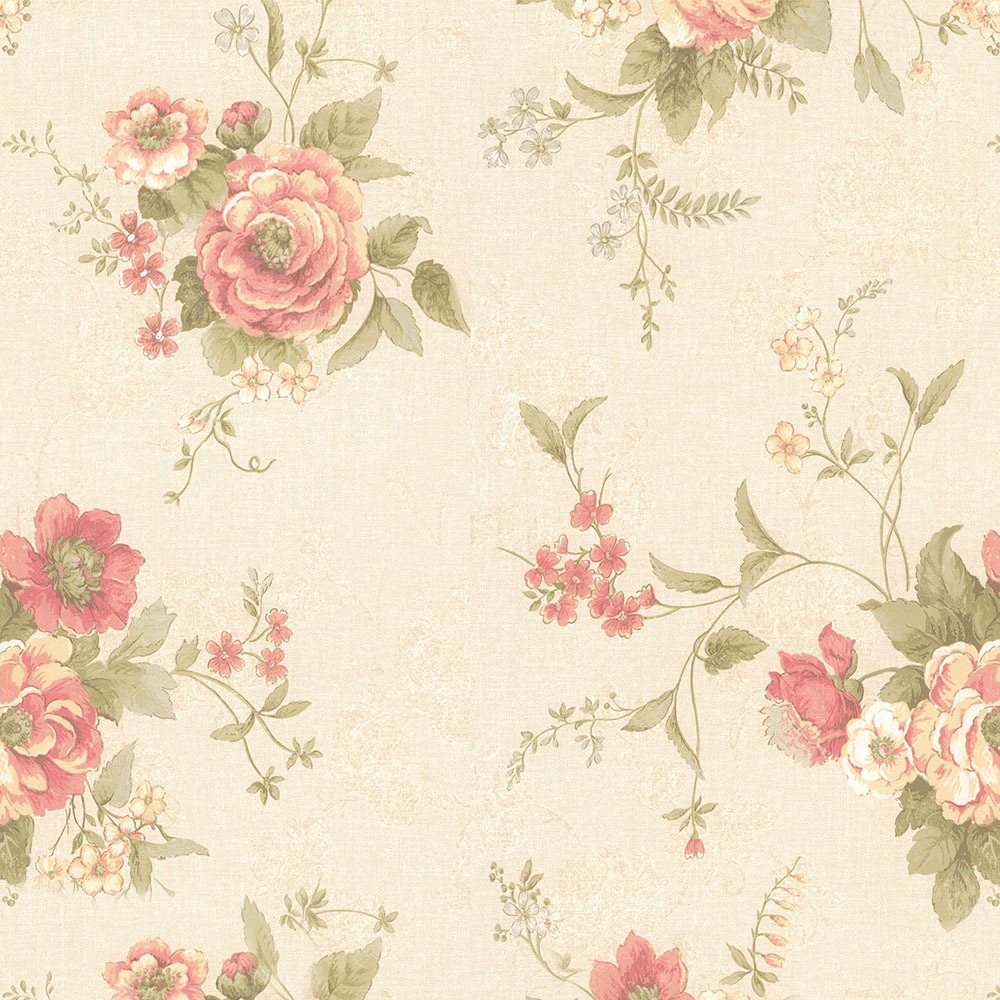 Papel De Parede Floral Lavavel | Flores Delicadas Fl67