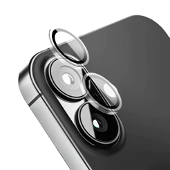 Protetor de Lente para iPhone 16 - Survivor - Transparente molde aplicador Frame para câmera Gshield