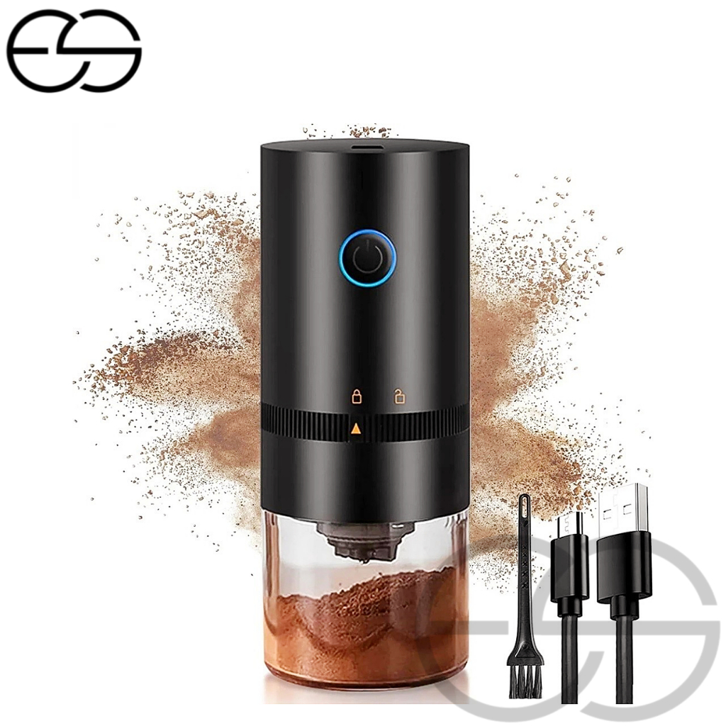 Moedor de café elétrico portátil núcleo de moagem cerâmica feijão moedor USB Portátil Recarregável