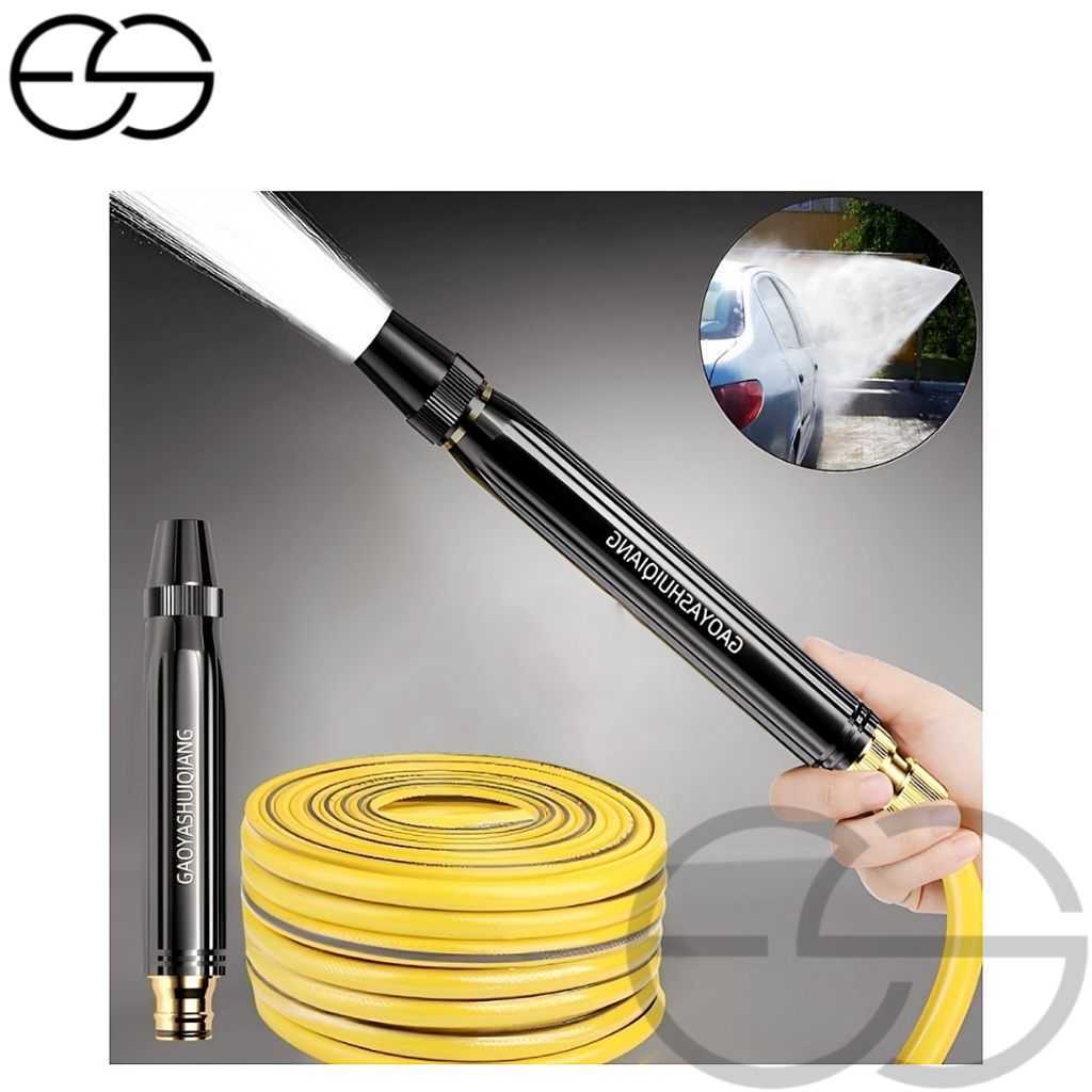 Bico Esguicho De Alta Pressão Torneira Mangueira Rega Jardim Lavagem De Carros Moto Pulverizador