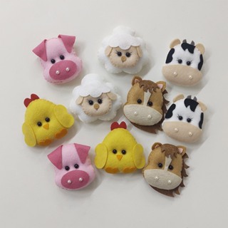 Aplique de Fazendinha em feltro para Vestido ou Lembrancinha em Oferta na Shopee