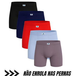 kit 5 Cuecas Ciclista Long Leg Romantic Não enrola nas pernas em Oferta na Shopee