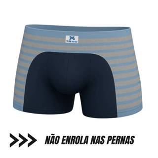 Cueca Box Boxer Adulto Masculina Algodão Confortável Não Enrola Nas Pernas em Oferta na Shopee