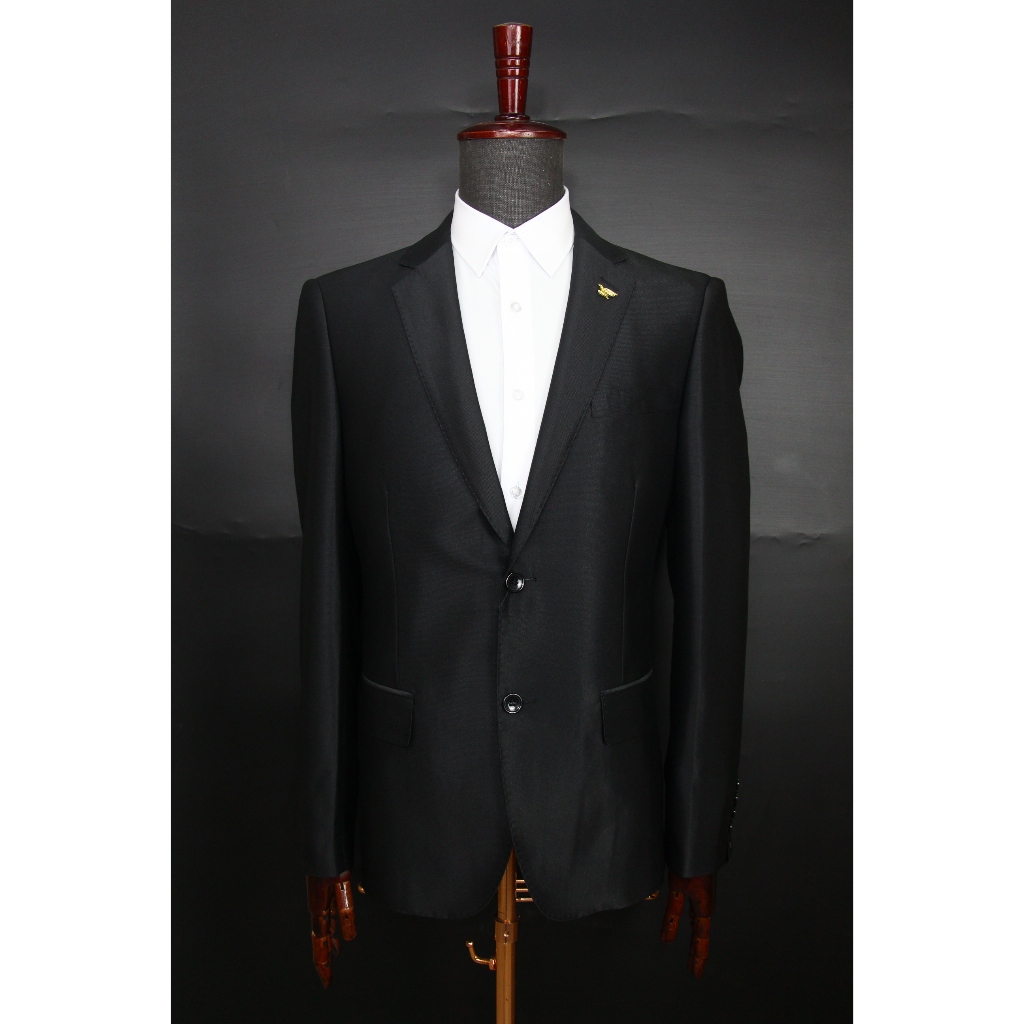 Dilomon Terno Slim Pv 2B Liso Acetinado 60048- Black