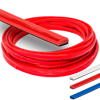 Rolo Friso Vermelho Decorativo Filete Universal Flexivel Interno Externo Grade Para-choque 6mm em Oferta na Shopee
