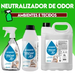 Neutralizador de Odores de Ambientes e Tecidos Elimina Odores Desagradaveis Renko