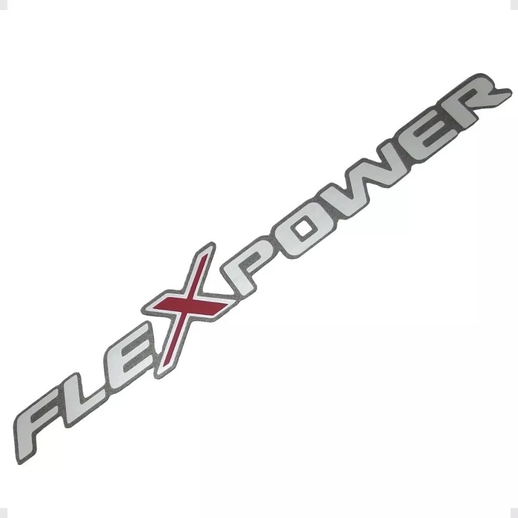 Emblema Resinado FlexPower (Todos)  Tampa Traseira Corsa Celta Astra Montana Vectra Zafira Meriva