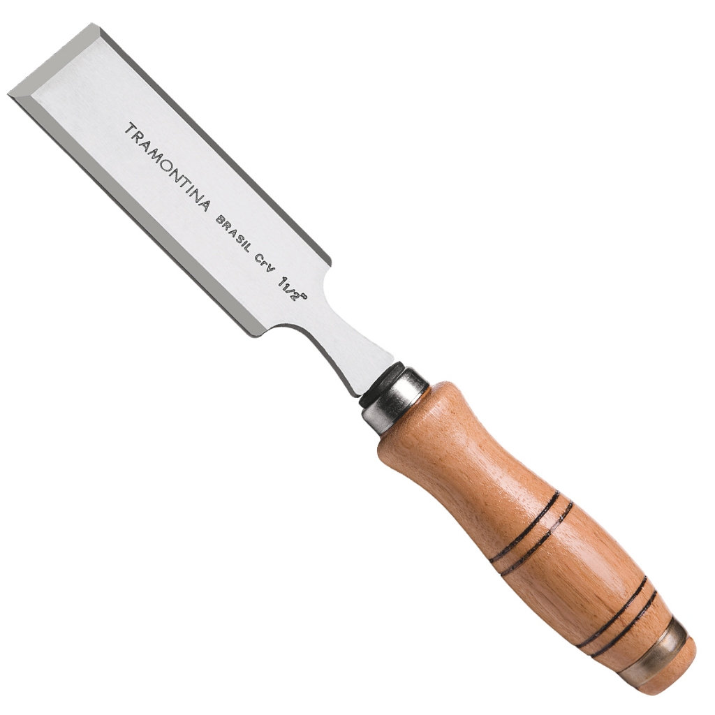 Formão Chanfrado 1.1/2" Tramontina Master Cabo de Madeira 43330/109 em Oferta na Shopee