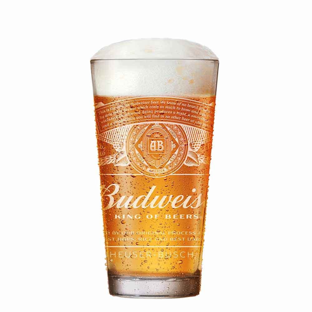 Copo Para Cerveja Budweiser, Copos para Chopp e Cerveja 415ml - Ruvolo em Oferta na Shopee