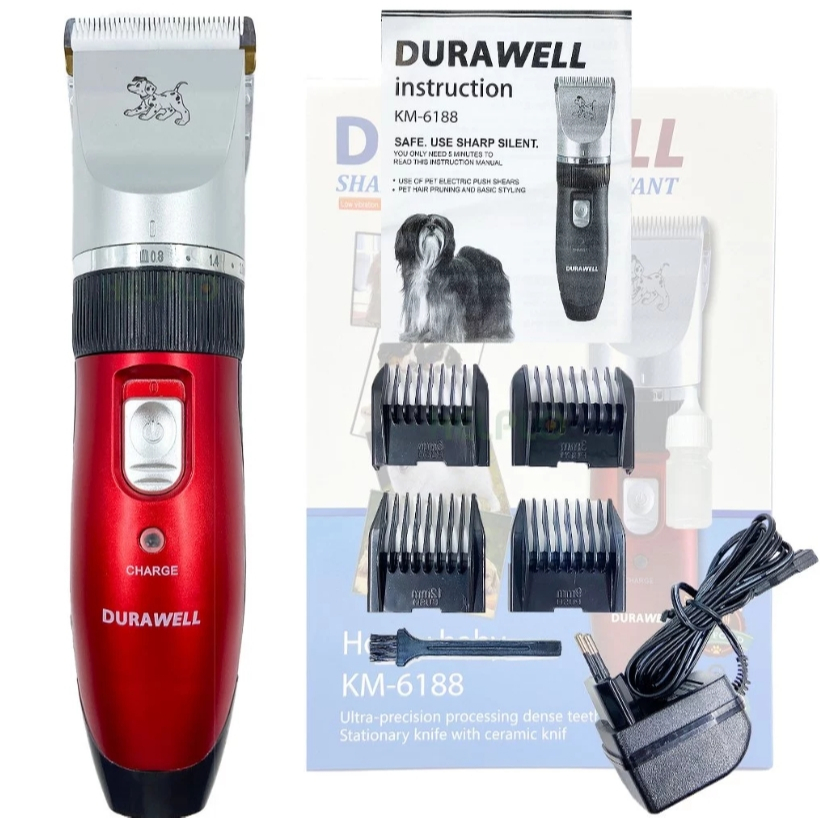Máquinas de Corte e Barbear Recondicionada KM 6188 PARA PETS COR SORTIDA - Beauty