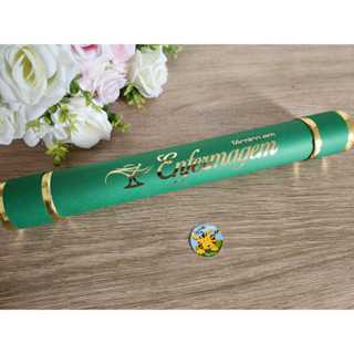 Canudo Personalizado de Formatura diversas Graduações e Cores em papel color em Oferta na Shopee