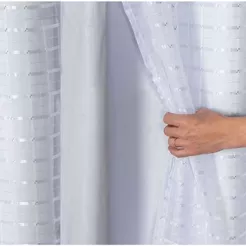 Cortina Blackout PVC Com Voil xadrez 2,80 × 1,80 PROMOÇÃO INPERDIVEL