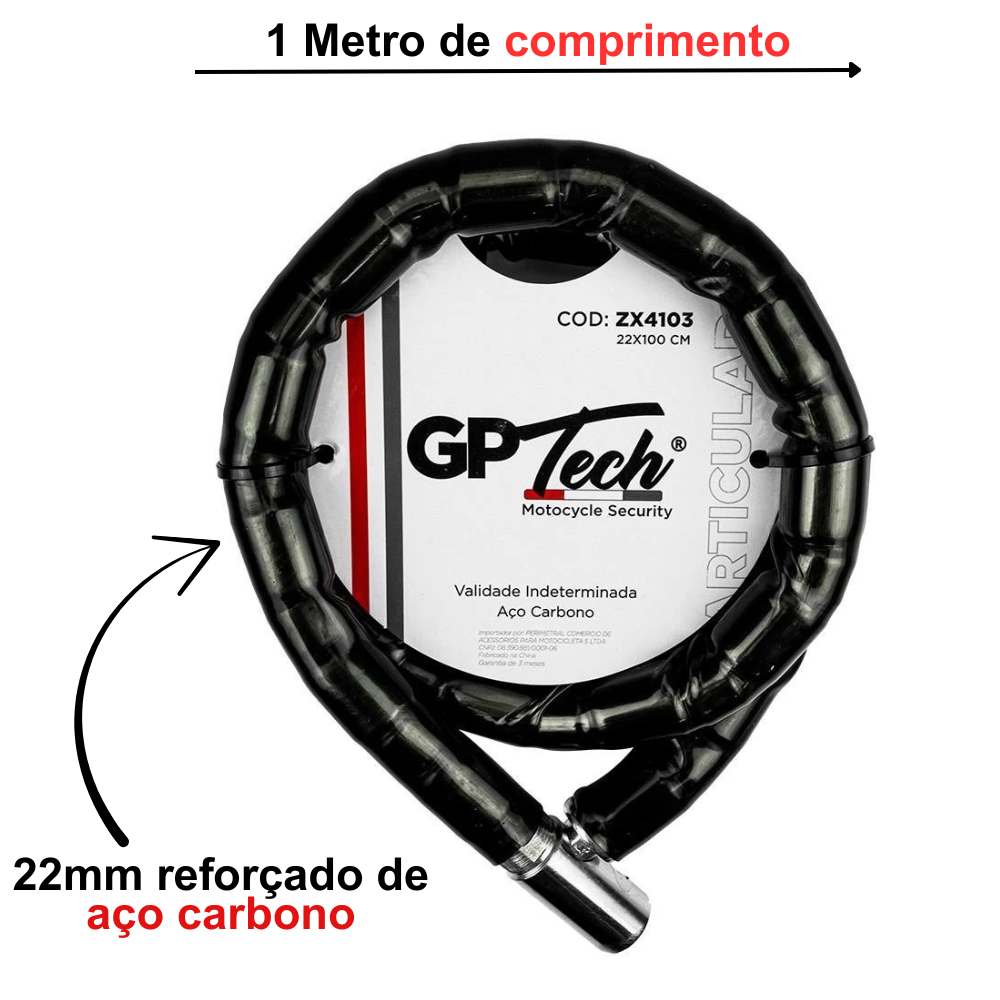 Trava GP TECH Articulada 22X100 CM ZX4103 1.00METRO AÇO CARBONO em Oferta na Shopee