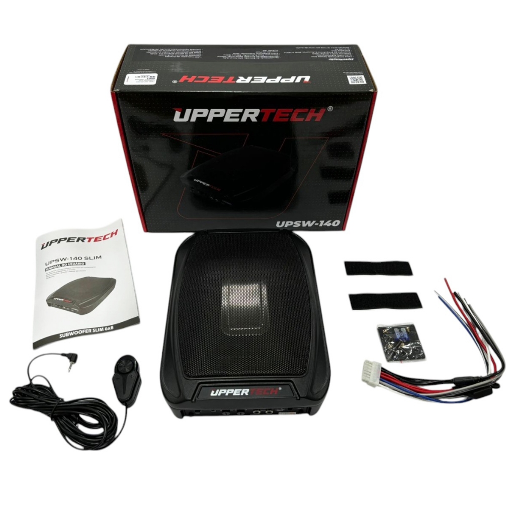Caixa Amplificada Slim Subwoofer Uppertech Upsw140 140wrms