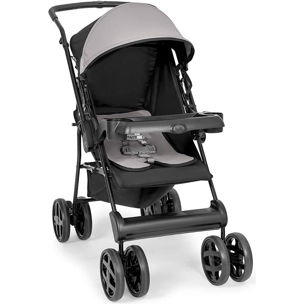 Carrinho de Passeio Bebê Solare Tutti Baby Infantil Preto